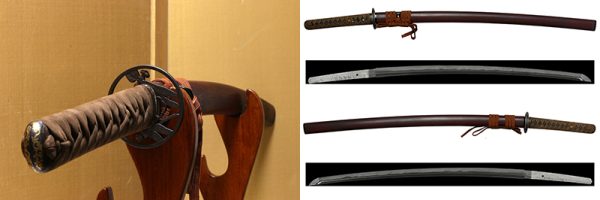 <01-2286><br>肥州八代住兼照鍛之（赤松太郎兼照）二尺三寸五分 打刀拵入