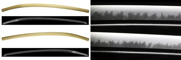 (02-1801)<br>現代刀 阿州正次作 (一文字写し) 二尺九寸九分 白鞘入