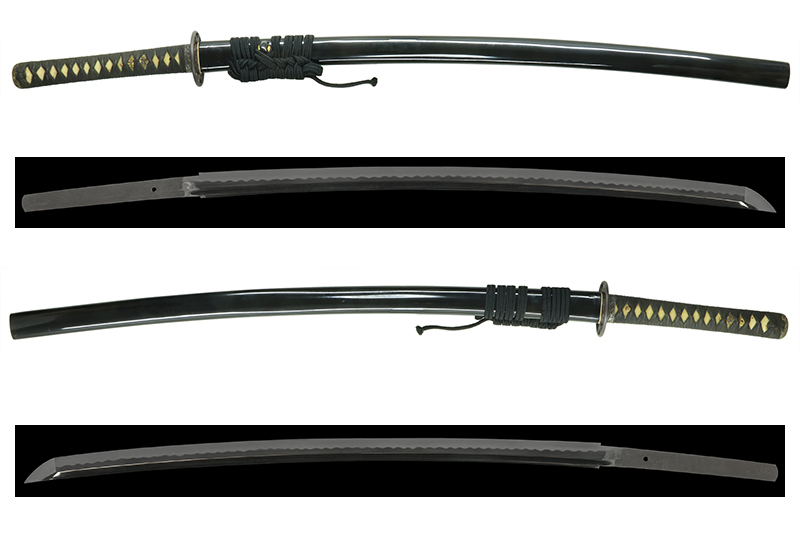 (01-2293)<br>新々刀 無銘 二尺四寸三分 打刀拵入 - 画像 (3)