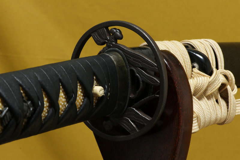 (01-2294)<br>現代刀 三河國住藤原元久作 二尺三寸七分 打刀拵入<br><font color="#ff0000"><strong>Sold out</strong></font> - 画像 (8)