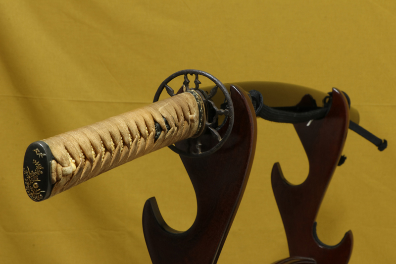 (01-2296)<br>現代刀 肥前国住藤原吉光作 二尺三寸八分 打刀拵入 - 画像 (2)