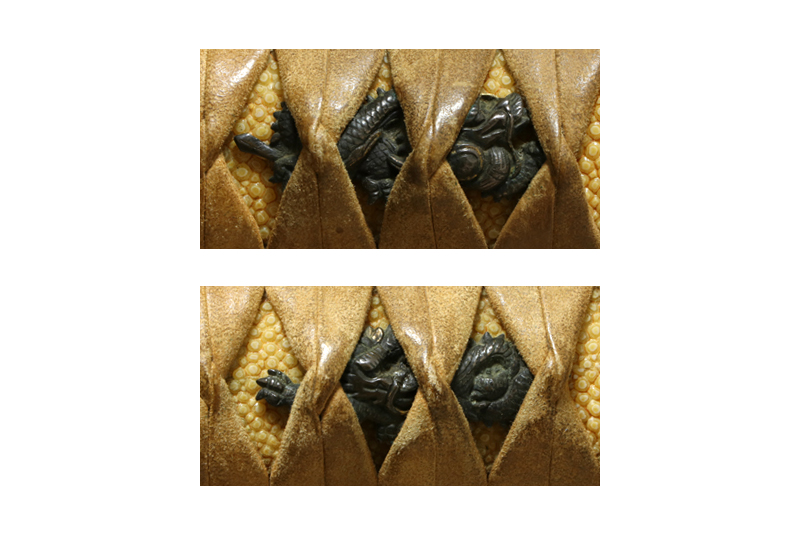 (01-2296)<br>現代刀 肥前国住藤原吉光作 二尺三寸八分 打刀拵入 - 画像 (14)