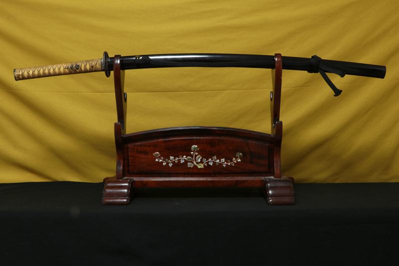 (01-2296)<br>現代刀 肥前国住藤原吉光作 二尺三寸八分 打刀拵入 - 画像 (6)