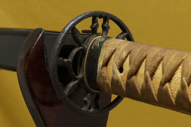 (01-2296)<br>現代刀 肥前国住藤原吉光作 二尺三寸八分 打刀拵入 - 画像 (9)