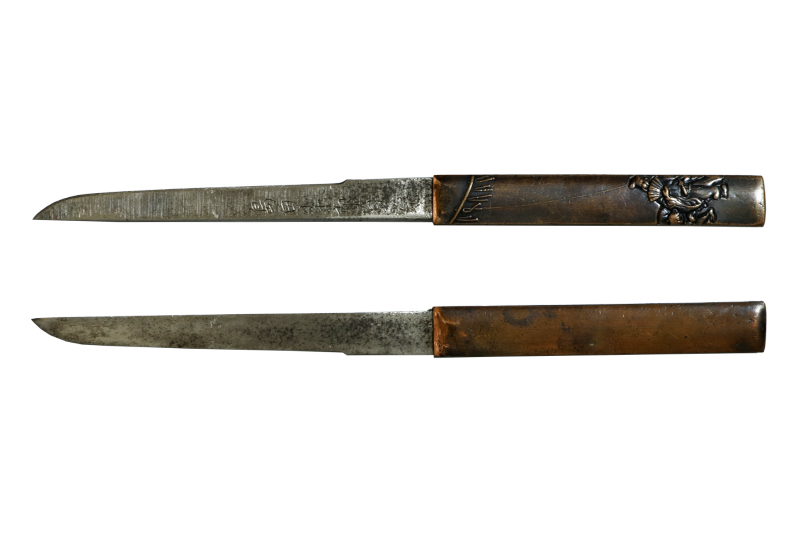 (03-1299)<br><font color="#0000ff"><strong>日本刀剣保存会鑑定書</storong></font><br>新々刀 濃州寿命 一寸六分 合口拵入 - 画像 (17)