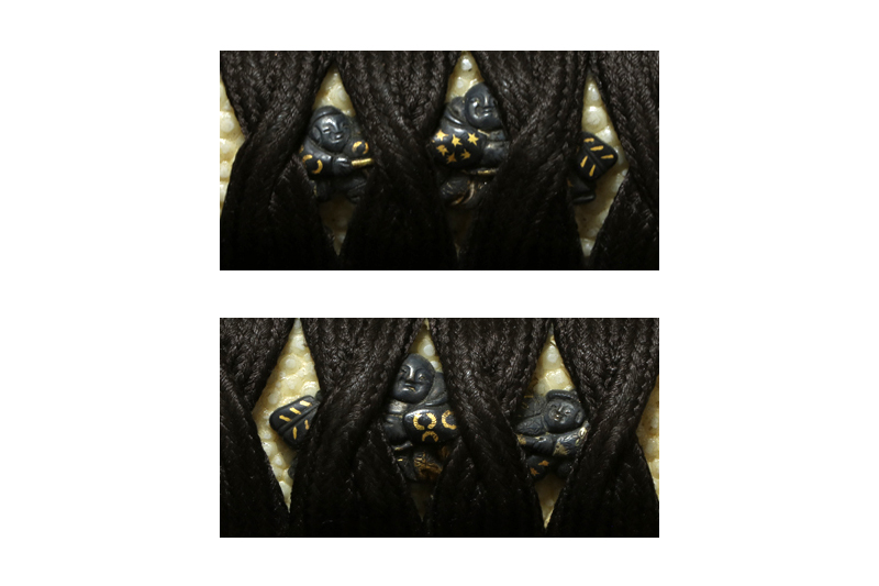 (04-1217)<br>現代刀 大宮住井原輝日天造 九寸八分 白鞘入 合口拵付 - 画像 (13)