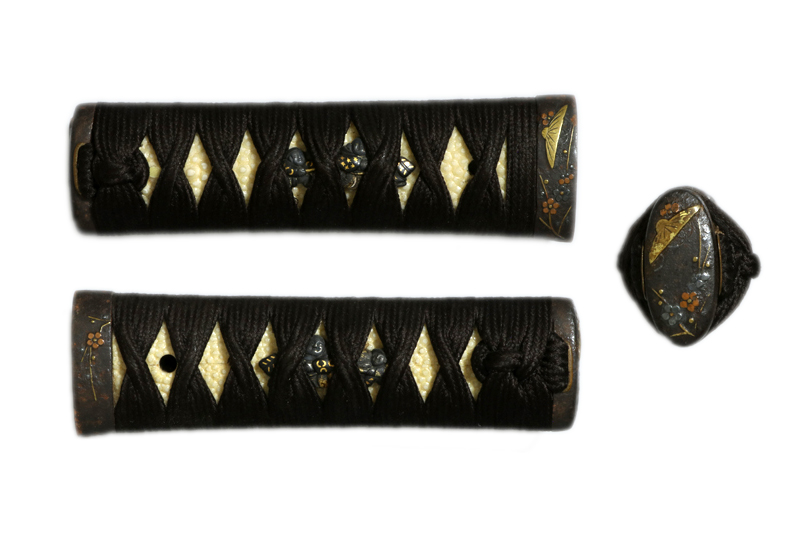 (04-1217)<br>現代刀 大宮住井原輝日天造 九寸八分 白鞘入 合口拵付 - 画像 (14)