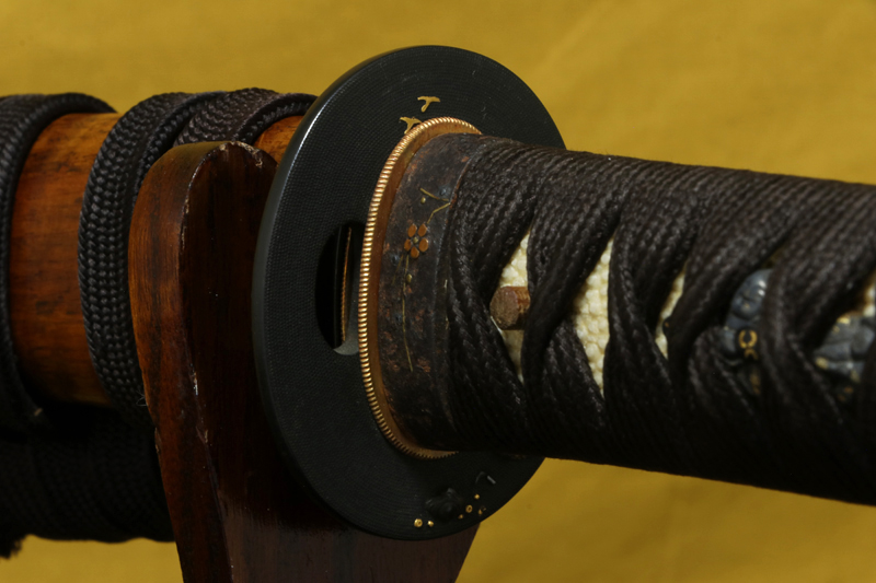 (04-1217)<br>現代刀 大宮住井原輝日天造 九寸八分 白鞘入 合口拵付 - 画像 (9)