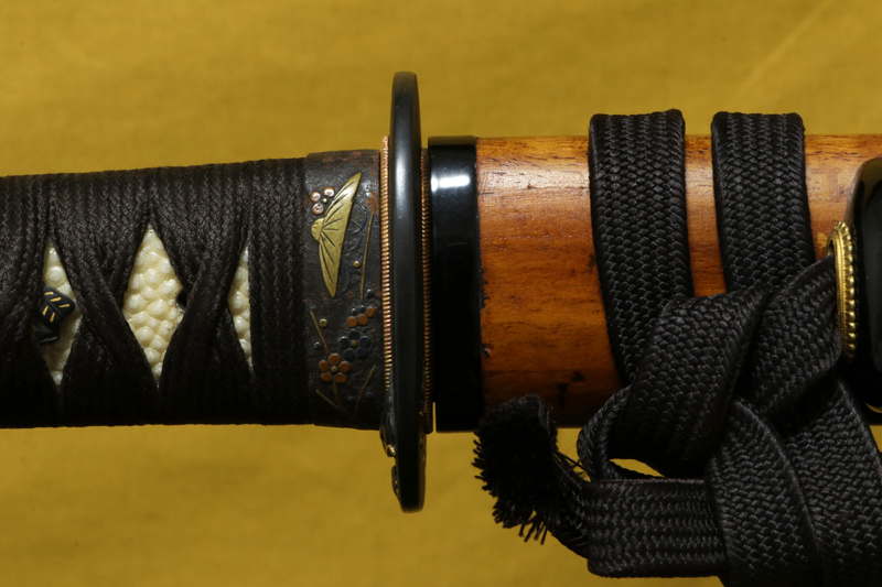 (04-1217)<br>現代刀 大宮住井原輝日天造 九寸八分 白鞘入 合口拵付 - 画像 (10)