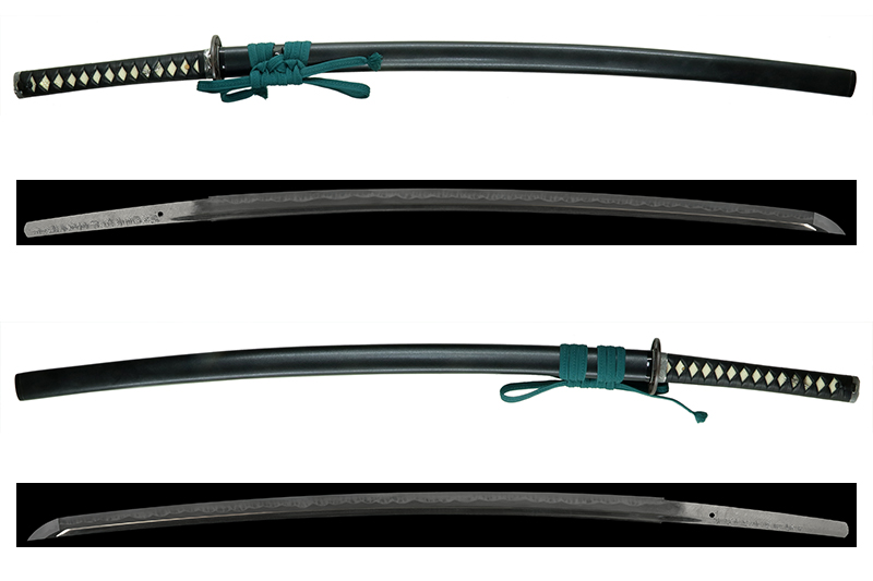 (01-2298)<br><font color="#008000"><strong>儀平屋オリジナル新作刀</storong></font><br>現代刀 肥後國住赤松太郎宣廣兼嗣合作 二尺六寸八分 - 画像 (3)