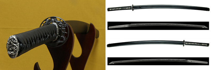 (01-2297)<br><font color="#008000"><strong>儀平屋オリジナル新作刀</storong></font><br>現代刀 肥後八代住宣廣兼嗣合作 二尺六寸五分