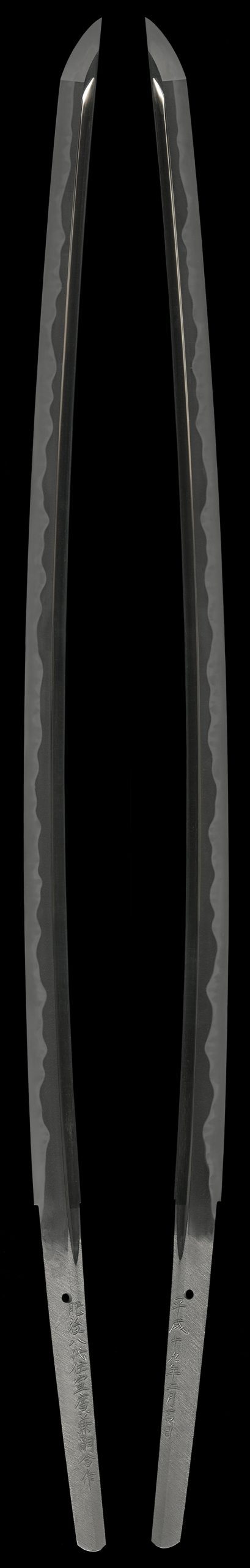 (01-2297)<br><font color="#008000"><strong>儀平屋オリジナル新作刀</storong></font><br>現代刀 肥後八代住宣廣兼嗣合作 二尺六寸五分 - 画像 (4)