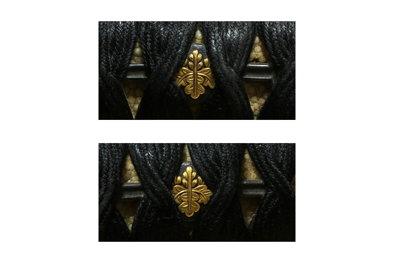 (02-1823)<br><font color="#0000ff"><strong>保存刀剣</storong></font><br>新刀 讃州住鬚継(寛文頃) 二尺五寸 打刀拵入 - 画像 (16)