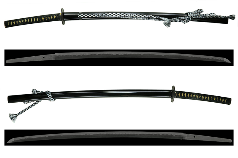 (02-1823)<br><font color="#0000ff"><strong>保存刀剣</storong></font><br>新刀 讃州住鬚継(寛文頃) 二尺五寸 打刀拵入 - 画像 (4)