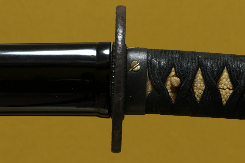 (02-1823)<br><font color="#0000ff"><strong>保存刀剣</storong></font><br>新刀 讃州住鬚継(寛文頃) 二尺五寸 打刀拵入 - 画像 (12)