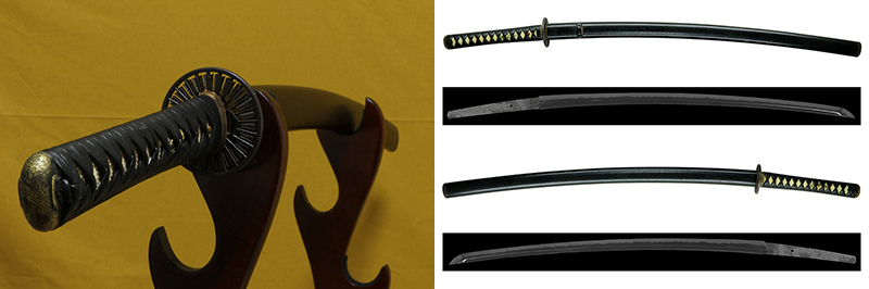 (01-2302)<br>現代刀 関住兼時作 二尺四寸二分 打刀拵入