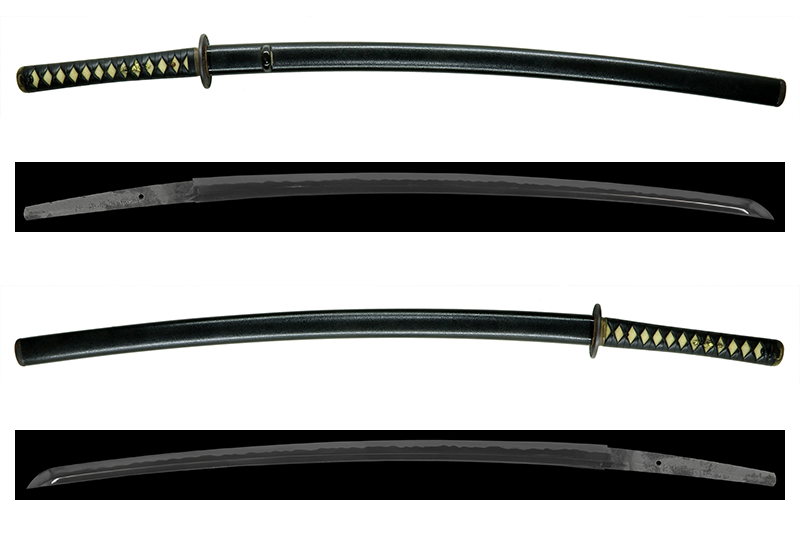 (01-2302)<br>現代刀 関住兼時作 二尺四寸二分 打刀拵入 - 画像 (3)