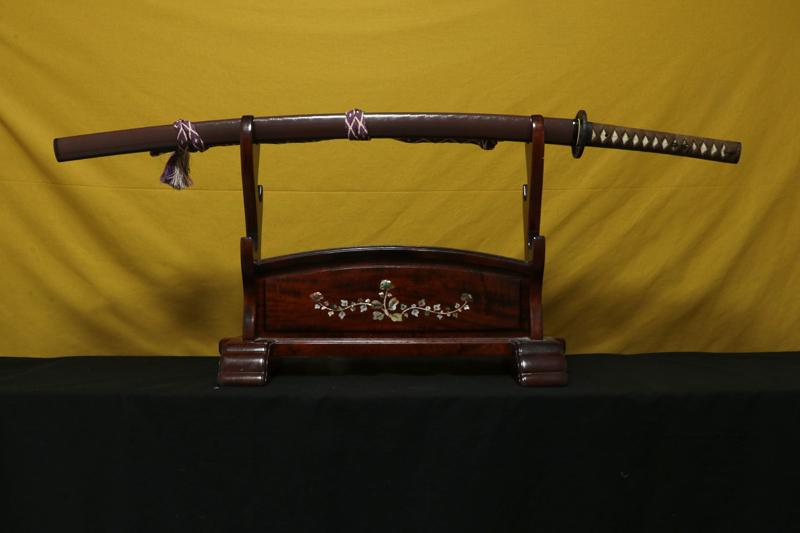 (01-2303)<br>現代刀 筑州住宗弘作 二尺四寸七分 打刀拵入 - 画像 (6)