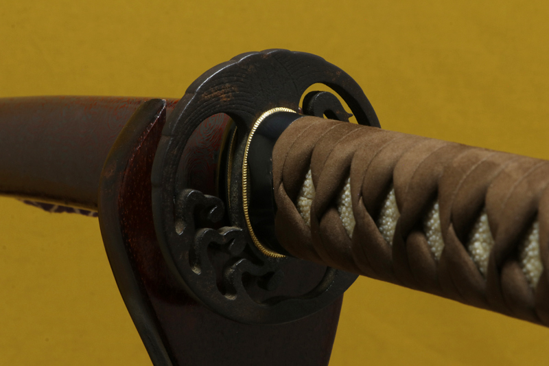 (01-2303)<br>現代刀 筑州住宗弘作 二尺四寸七分 打刀拵入 - 画像 (9)