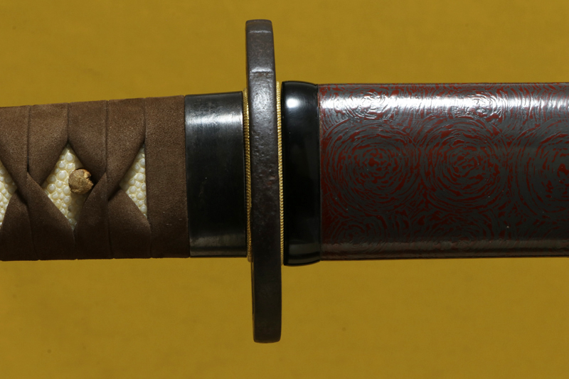 (01-2303)<br>現代刀 筑州住宗弘作 二尺四寸七分 打刀拵入 - 画像 (10)