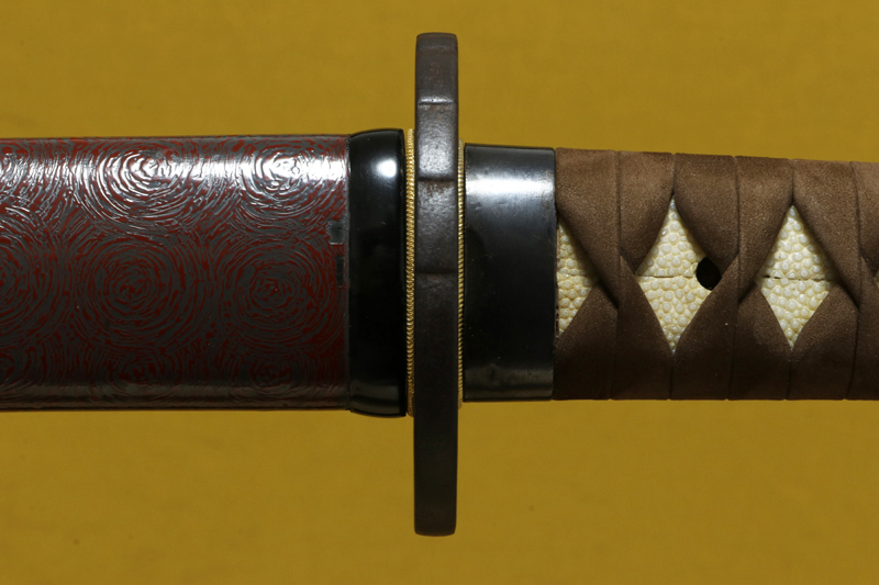 (01-2303)<br>現代刀 筑州住宗弘作 二尺四寸七分 打刀拵入 - 画像 (11)