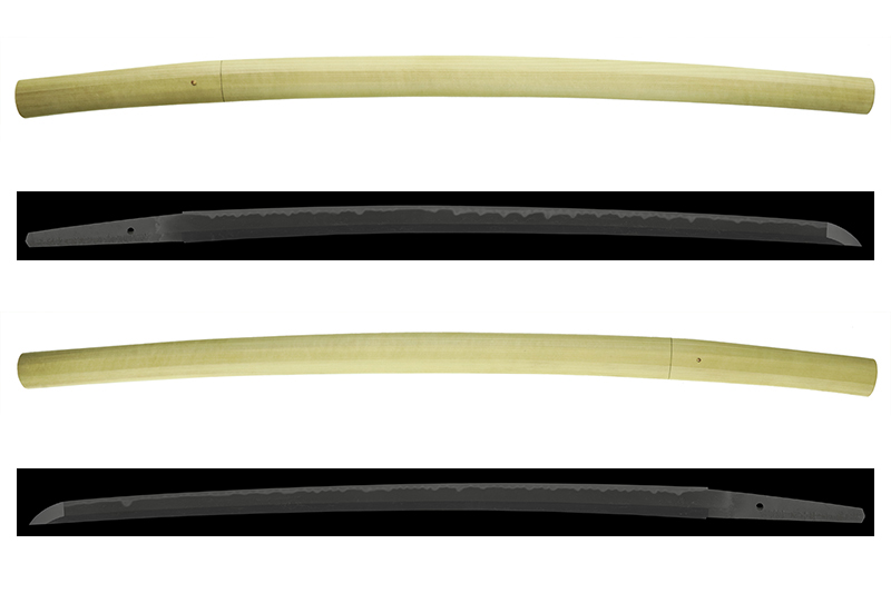 (02-1825)<br><font color="#0000ff"><strong>保存刀剣</storong></font><br>洛陽藤原廣信於紀伊州和歌山造之 二尺二寸一分弱 白鞘入 - 画像 (2)