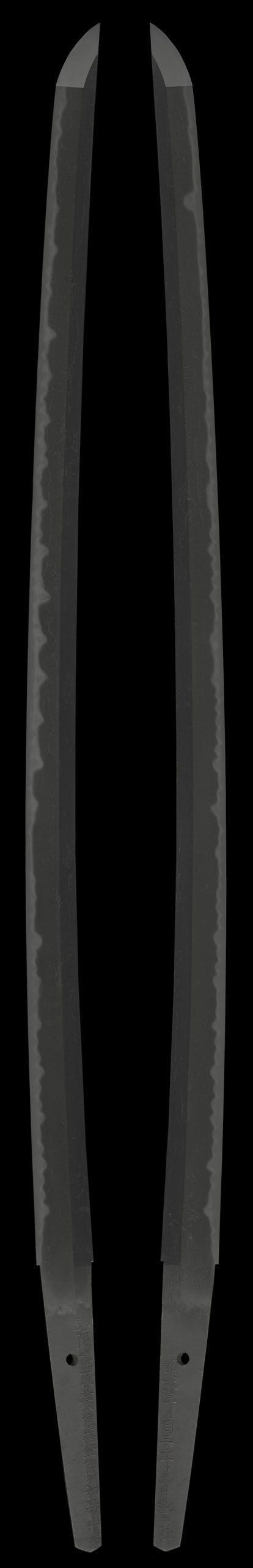 (02-1825)<br><font color="#0000ff"><strong>保存刀剣</storong></font><br>洛陽藤原廣信於紀伊州和歌山造之 二尺二寸一分弱 白鞘入 - 画像 (5)