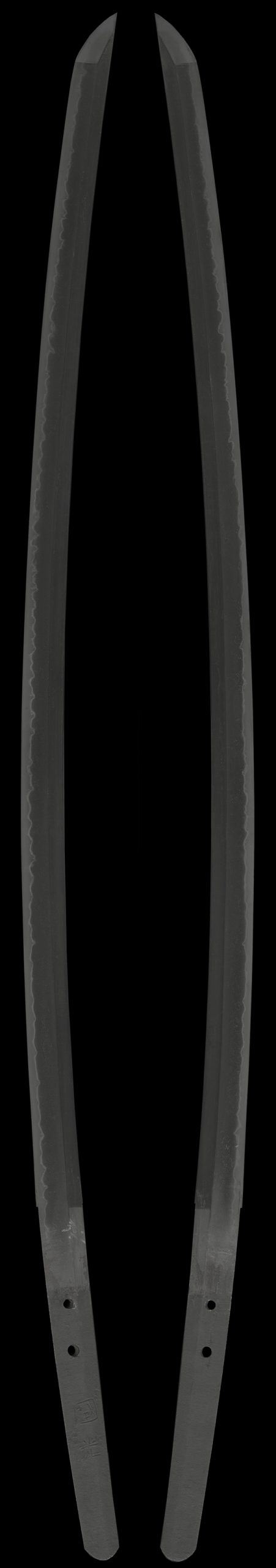 (02-1828)<br><font color="#0000ff"><strong>保存刀剣</storong></font><br>國光(国不明・時代室町) 二尺三寸六分半 打刀拵入 - 画像 (5)