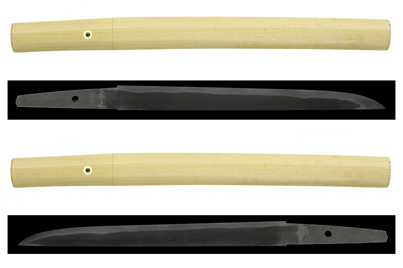 (04-1222)<br><font color="#0000ff"><strong>保存刀剣</storong></font><br>城州住國時於南紀造之 二尺六寸一分 白鞘入 - 画像 (2)