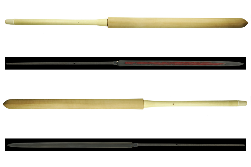 (05-0007)<br><font color="#0000ff"><strong>特別保存刀剣</storong></font><br>長次作(紀伊・新刀) 一尺九寸九分 白鞘入 - 画像 (2)