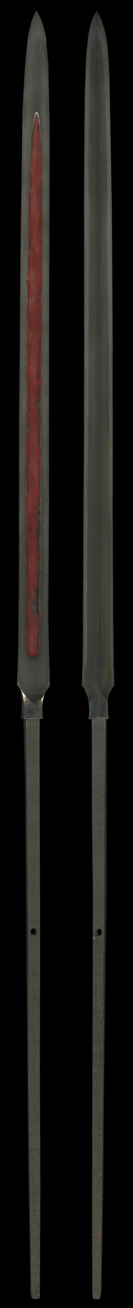 (05-0007)<br><font color="#0000ff"><strong>特別保存刀剣</storong></font><br>長次作(紀伊・新刀) 一尺九寸九分 白鞘入 - 画像 (4)