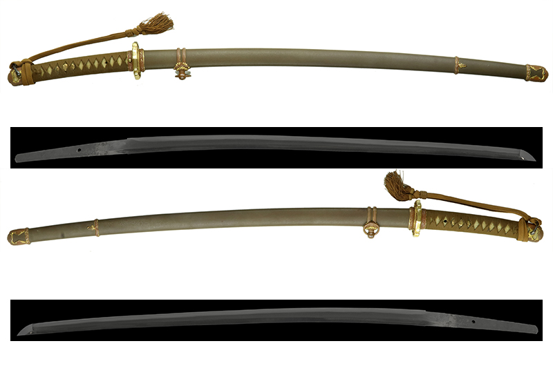 (02-1836)<br>新々刀 無銘 二尺二寸一分 初期形98式軍刀拵入<br><font color="#ff0000"><strong>Reserved</strong></font> - 画像 (3)