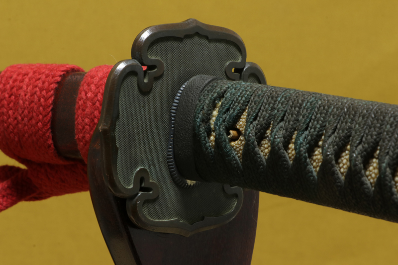 (02-1840)<br>新刀 兼元七代め傳助作之 二尺三寸 太刀拵入、白鞘付 - 画像 (10)