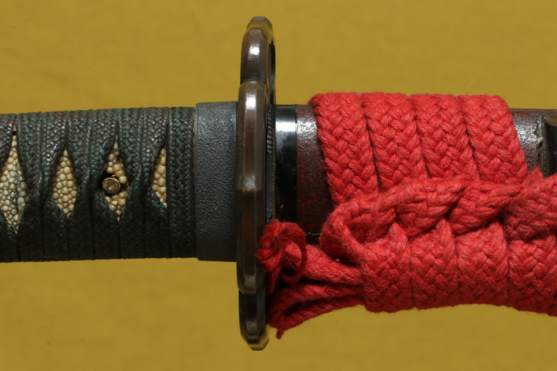 (02-1840)<br>新刀 兼元七代め傳助作之 二尺三寸 太刀拵入、白鞘付 - 画像 (11)