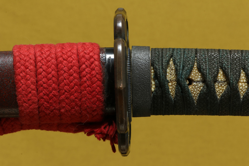 (02-1840)<br>新刀 兼元七代め傳助作之 二尺三寸 太刀拵入、白鞘付 - 画像 (12)