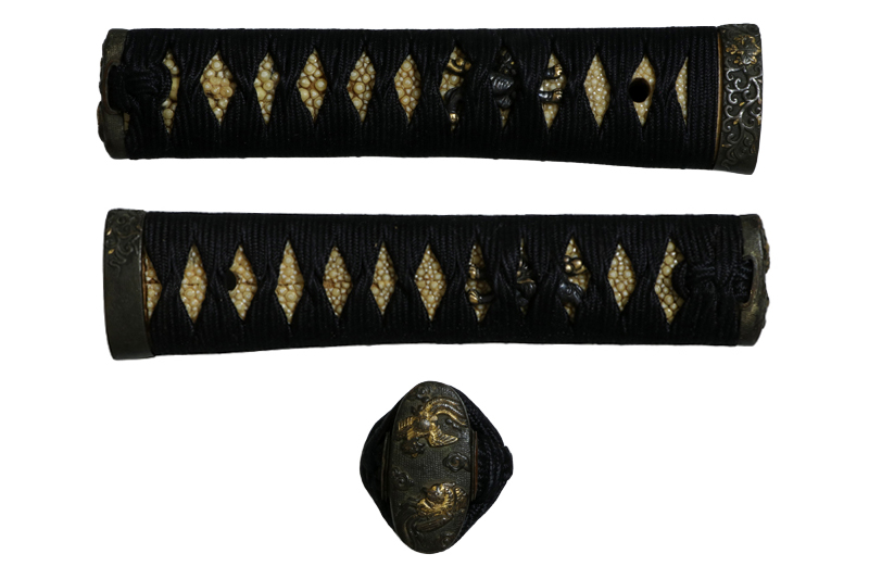 (03-1312)<br>古刀 武州下原住廣重 一尺八寸二分 打刀拵入 - 画像 (15)