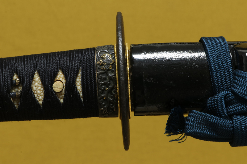 (03-1312)<br>古刀 武州下原住廣重 一尺八寸二分 打刀拵入 - 画像 (10)