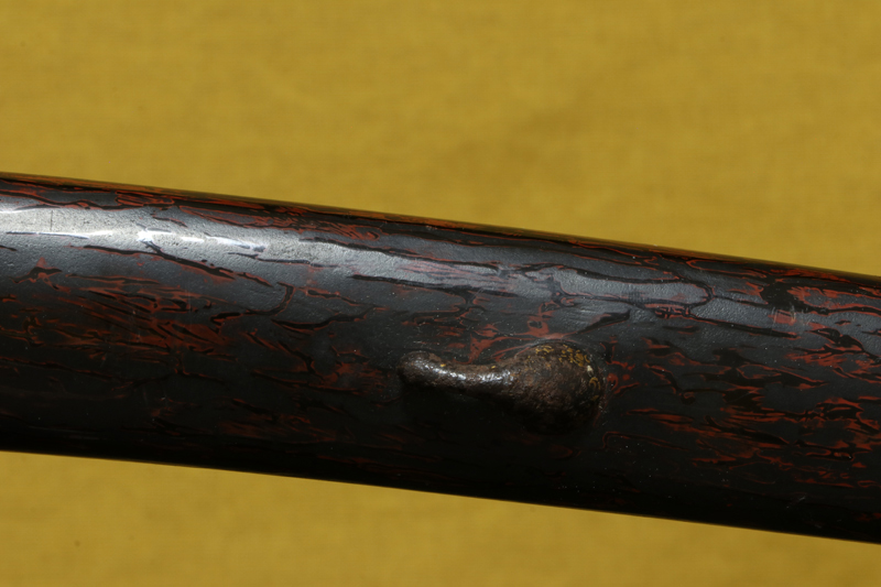 (04-1226)<br>新々刀 無銘 七寸五分 小刀拵(ちいさかたなこしらえ)、白鞘付 - 画像 (13)