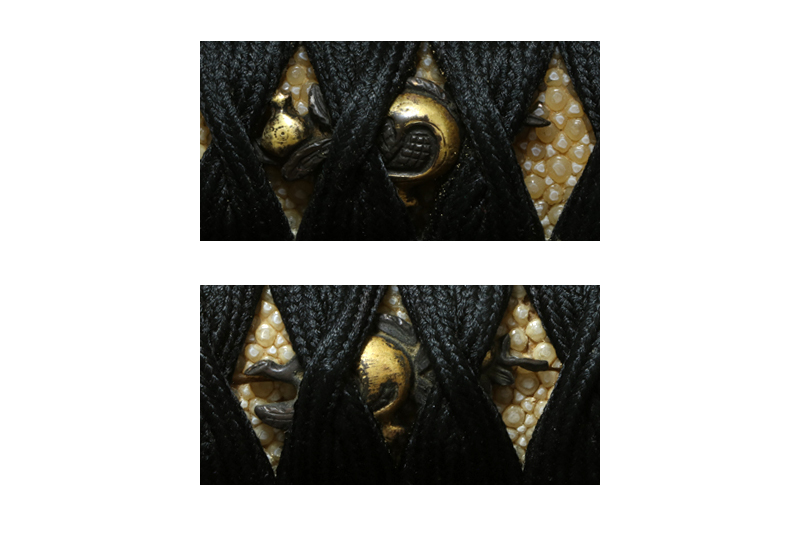 (04-1226)<br>新々刀 無銘 七寸五分 小刀拵(ちいさかたなこしらえ)、白鞘付 - 画像 (15)