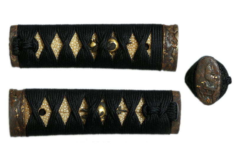 (04-1226)<br>新々刀 無銘 七寸五分 小刀拵(ちいさかたなこしらえ)、白鞘付 - 画像 (16)