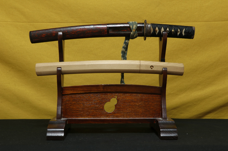 (04-1226)<br>新々刀 無銘 七寸五分 小刀拵(ちいさかたなこしらえ)、白鞘付 - 画像 (8)