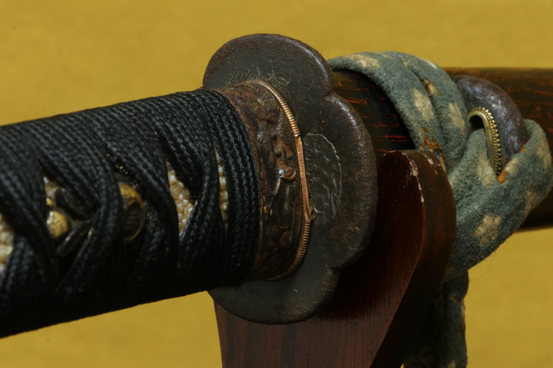 (04-1226)<br>新々刀 無銘 七寸五分 小刀拵(ちいさかたなこしらえ)、白鞘付 - 画像 (9)