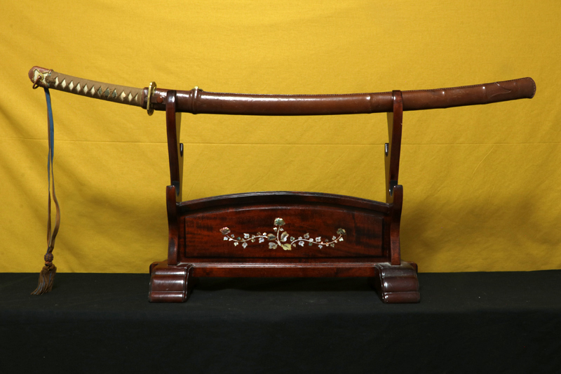 (02-1849)<br>新々刀 出羽國池田一秀入道龍軒 二尺三寸三分 陸軍軍刀拵入 - 画像 (6)