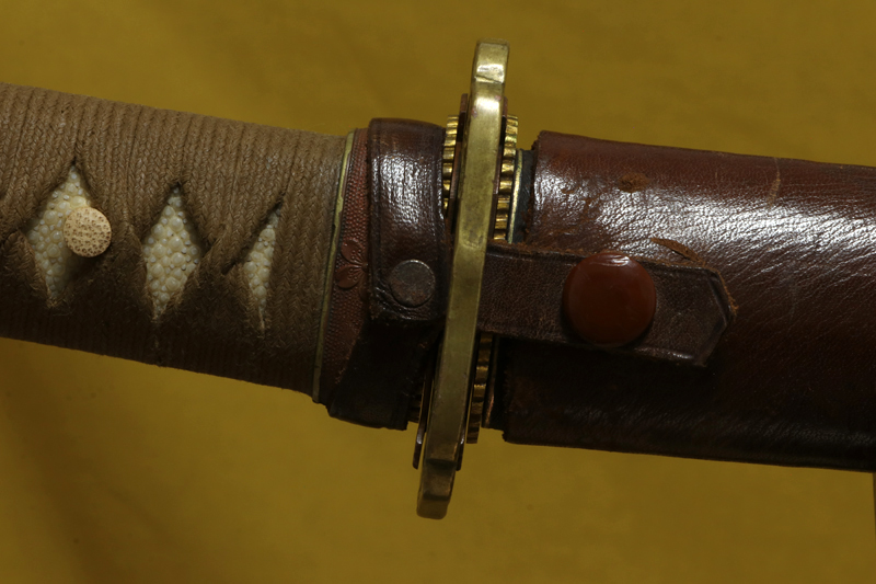 (02-1849)<br>新々刀 出羽國池田一秀入道龍軒 二尺三寸三分 陸軍軍刀拵入 - 画像 (10)